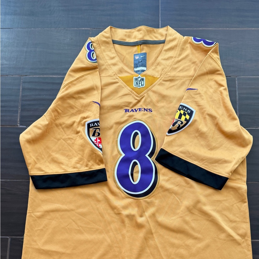 NFL Gold Jersey with Black Label
